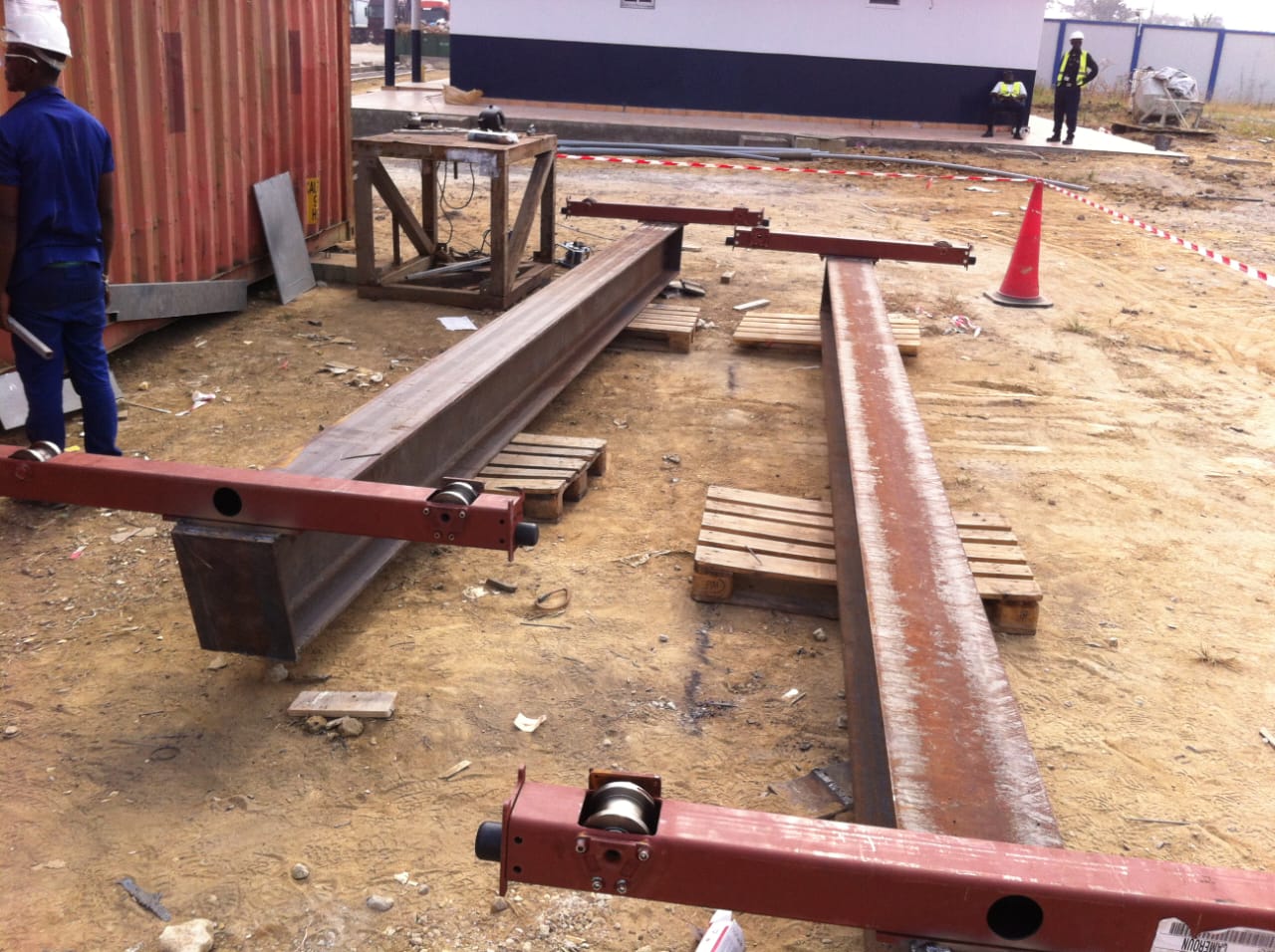 Installation d'un pont roulant de 5 tonnes